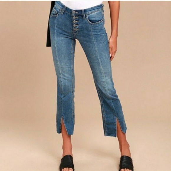 Free People Denim - Free People Raw Hem Jeans
